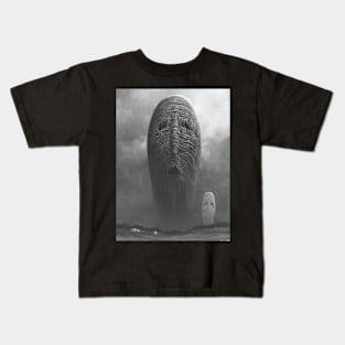 zdzislaw beksinski - Zdzislaw Beksinski Ocean Kids T-Shirt